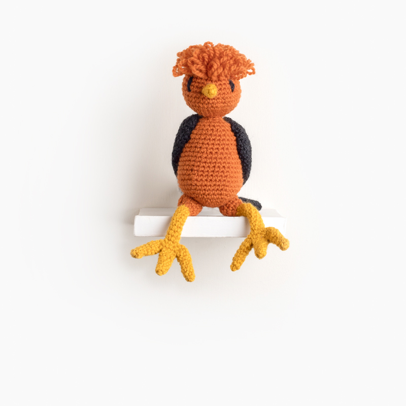 bird crochet amigurumi project pattern kerry lord Edward's menagerie